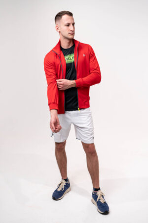 Dunlop piros férfi cipzáras sport felső