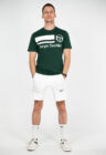 Sergio Tacchini Férfi Zöld Fehér Sport Póló